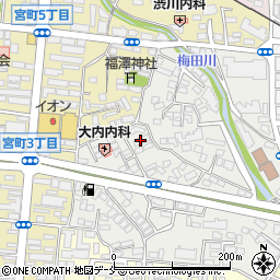 シャトウ福沢二号館周辺の地図