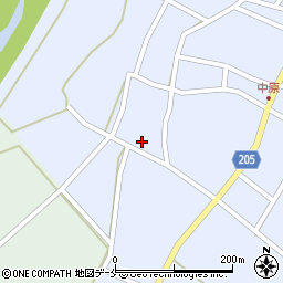 新潟県村上市中原1704周辺の地図