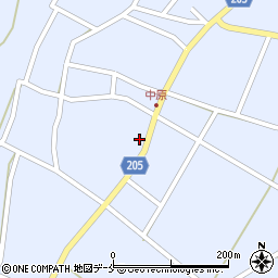 新潟県村上市中原1755周辺の地図