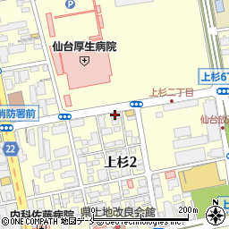 加藤仙台支店周辺の地図