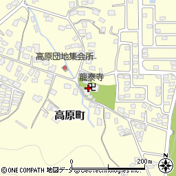 竜泰寺周辺の地図