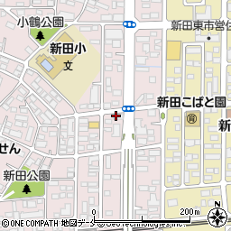 ときわ亭 新田店周辺の地図