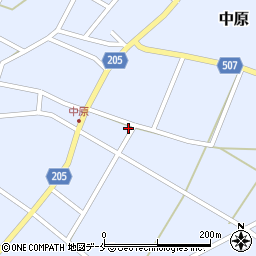 新潟県村上市中原2354-4周辺の地図