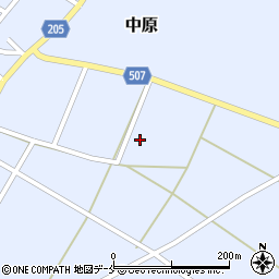 新潟県村上市中原4070周辺の地図