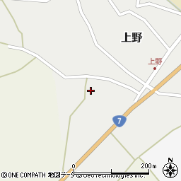 新潟県村上市上野536周辺の地図