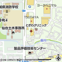 ａｕショップ　東仙台フォレオ店周辺の地図
