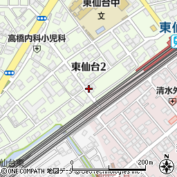 株式会社平山製作所　仙台事務所周辺の地図