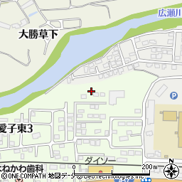 宮城県仙台市青葉区愛子東3丁目6周辺の地図