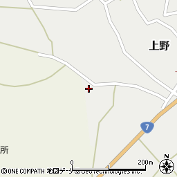 新潟県村上市上野521-1周辺の地図