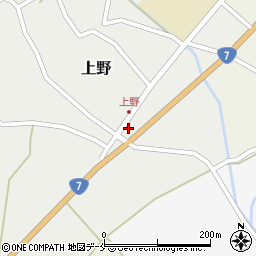 新潟県村上市上野330周辺の地図