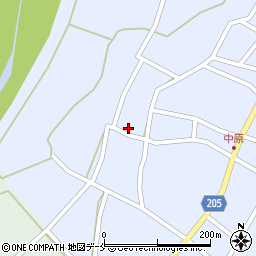 新潟県村上市中原1680周辺の地図