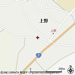 新潟県村上市上野551周辺の地図