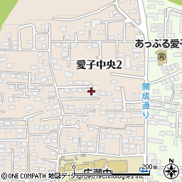 宮城県仙台市青葉区愛子中央2丁目周辺の地図