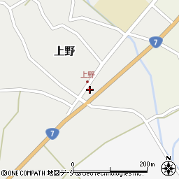 新潟県村上市上野329周辺の地図
