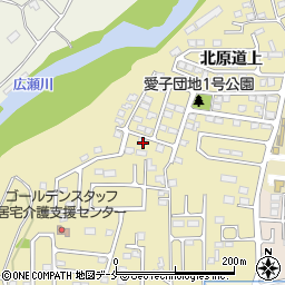 宮城県仙台市青葉区上愛子北原道上11-89周辺の地図