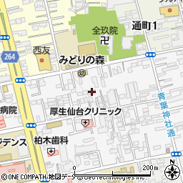 山形銀行仙台寮周辺の地図