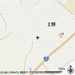 新潟県村上市上野554周辺の地図