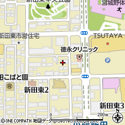 嵐の湯仙台店周辺の地図