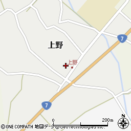 新潟県村上市上野571周辺の地図