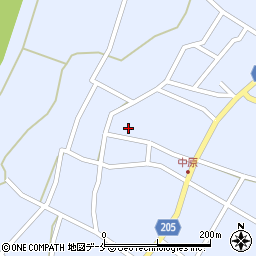 新潟県村上市中原1735周辺の地図