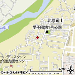 宮城県仙台市青葉区上愛子北原道上11-65周辺の地図