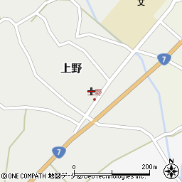 新潟県村上市上野573周辺の地図