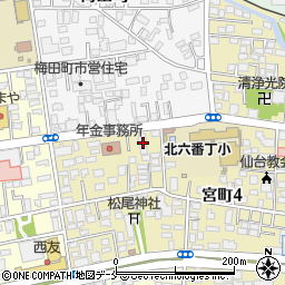 レジディア仙台宮町周辺の地図