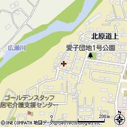 宮城県仙台市青葉区上愛子北原道上11-81周辺の地図