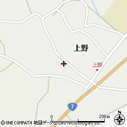 新潟県村上市上野555周辺の地図