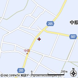 新潟県村上市中原2400周辺の地図