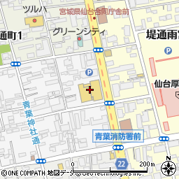 東北労働金庫仙台北支店周辺の地図