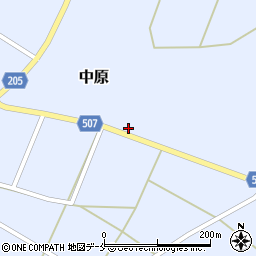 新潟県村上市中原2633周辺の地図