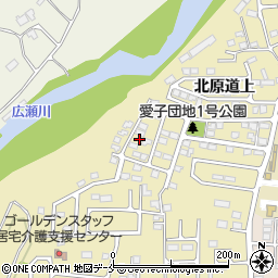 宮城県仙台市青葉区上愛子北原道上11-79周辺の地図