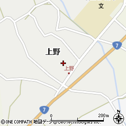 新潟県村上市上野573周辺の地図