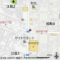 きらやか銀行江俣支店周辺の地図