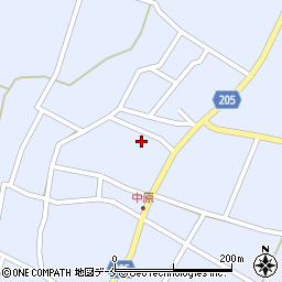 新潟県村上市中原1743周辺の地図