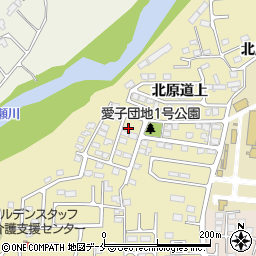 宮城県仙台市青葉区上愛子北原道上11-59周辺の地図
