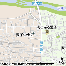 宮城県仙台市青葉区愛子中央2丁目10周辺の地図
