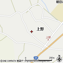 新潟県村上市上野557周辺の地図