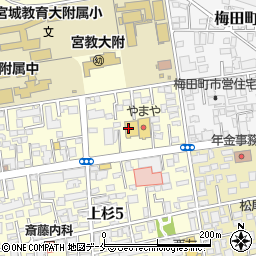 ツルハドラッグ仙台上杉店周辺の地図