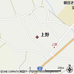 新潟県村上市上野558周辺の地図