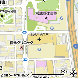 ＴＳＵＴＡＹＡヨークタウン新田東店周辺の地図