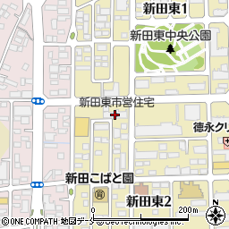 新田東市営住宅周辺の地図