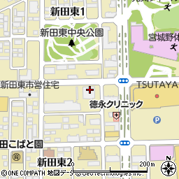 仙台農業協同組合　本店総務部周辺の地図