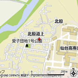 宮城県仙台市青葉区上愛子北原道上11-102周辺の地図