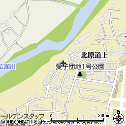宮城県仙台市青葉区上愛子北原道上11-56周辺の地図