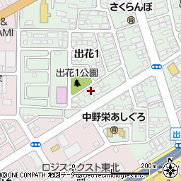東亜建設工業株式会社　ハーモニー出花周辺の地図