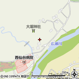 宮城県仙台市青葉区芋沢大堀周辺の地図