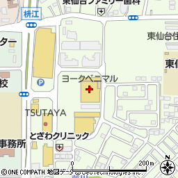 ヨークベニマルフォレオ東仙台店周辺の地図