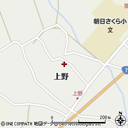新潟県村上市上野588周辺の地図